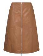 Claudia Pu Skirt Polvipituinen Hame Brown French Connection