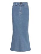 Larence Denim Maxi Skirt Polvipituinen Hame Blue Bardot