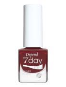 7Day Hybrid Polish 7299 Kynsilakka Meikki Red Depend Cosmetic