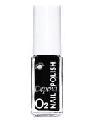 Minilack Oxygen Färg A039 Kynsilakka Meikki Black Depend Cosmetic