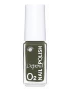 Minilack Oxygen Färg A750 Kynsilakka Meikki Khaki Green Depend Cosmeti...