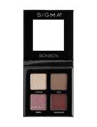 Bonbon Eyeshadow Quad Luomiväri Paletti Meikki Multi/patterned SIGMA B...