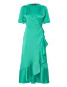 Slkarven Dress Polvipituinen Mekko Green Soaked In Luxury