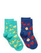2-Pack Kids Fruit Socks Sukat Multi/patterned Happy Socks