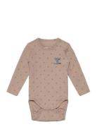 Hmlbeesy Body L/S Pitkähihainen Body Beige Hummel