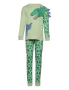 Pajama 3D Animal Pyjamasetti Pyjama Green Lindex