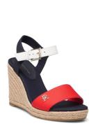 Stripes Wedge Sandal Kiilakorkokengät Multi/patterned Tommy Hilfiger