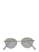 Aviator Frame Sunglasses Aurinkolasit Silver Mango
