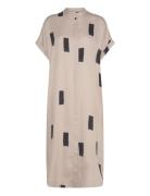 Boho Dress Long, Woods Polvipituinen Mekko Beige Papu