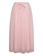 Tulle Skirt Polvipituinen Hame Pink A-View