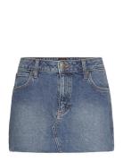 Mini Skirt Lyhyt Hame Blue Lee Jeans