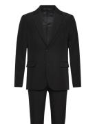 Rubenbbkaroaxel Suit Puku Black Bruuns Bazaar