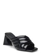 Pcjulise Padded Patent Sandal Korolliset Sandaalit Black Pieces