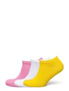 3-Pack Solid Low Socks Nilkkasukat Lyhytvartiset Sukat Yellow Happy So...