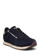 Ydun Suede Zipper Matalavartiset Sneakerit Tennarit Navy WODEN