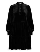Nuveda Dress Polvipituinen Mekko Black Nümph