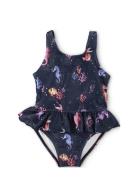 Eva – Swimsuit 3-4 Years – Rainbow Reef Uimapuku Uima-asut Blue Filiba...