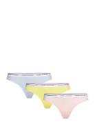 3 Pack Thong Stringit Alusvaatteet Yellow Tommy Hilfiger