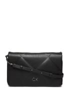 Re-Lock Quilt Shoulder Bag Bags Crossbody Bags Black Calvin Klein