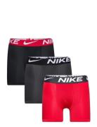 Nhb Nhb Essential Micro 3Pk Br Alusvaatesetti Red Nike