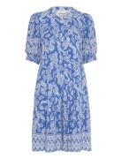Fqadney-Dress Polvipituinen Mekko Blue FREE/QUENT