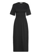 Dress Jersey Lashes Polvipituinen Mekko Black ROSEANNA