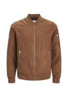 Jjerocky Faux Suede Bomber Noos Bombertakki Takki Brown Jack & J S