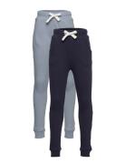 Basic Sweat Pant Bottoms Sweatpants Blue Minymo