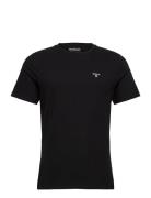 Barbour Ess Sports Tee Designers T-shirts Short-sleeved Black Barbour