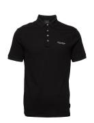 Polo Tops Polos Short-sleeved Black Armani Exchange