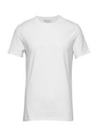 Crew-Neck T-Shirt Tops T-shirts Short-sleeved White Bread & Boxers