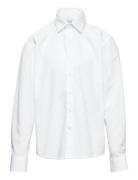 Tex Shirt Tops Shirts Long-sleeved Shirts White Grunt