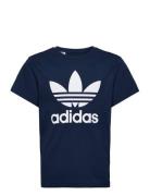 Trefoil Tee Sport T-shirts Short-sleeved Navy Adidas Originals