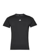 Tf Tee Sport T-shirts Short-sleeved Black Adidas Performance