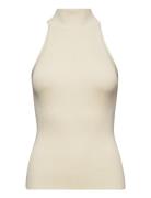 Dora Knitted Top Tops Knitwear Jumpers Cream Notes Du Nord
