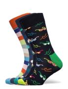 4-Pack Navy Socks Gift Set Underwear Socks Regular Socks Multi/pattern...