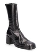 Cass Black Boots Shoes Boots Ankle Boots Ankle Boots With Heel Black M...