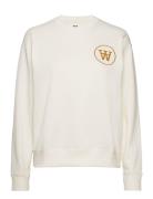 Jess Tonal Logo Sweatshirt Gots Tops Sweat-shirts & Hoodies Sweat-shir...