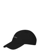 Sporty Cap Sport Headwear Caps Black Röhnisch