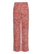 Sc-Latoya Bottoms Trousers Straight Leg Red Soyaconcept