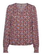 Cutila Blouse Tops Blouses Long-sleeved Multi/patterned Culture