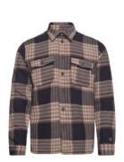 Jesse Check Hybrid Shirt 2.0 Tops Overshirts Multi/patterned Les Deux