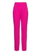 Lace High Rise Pants Bottoms Trousers Straight Leg Pink ROTATE Birger ...