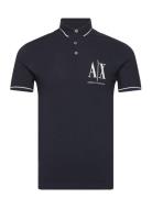Polo Tops Polos Short-sleeved Navy Armani Exchange