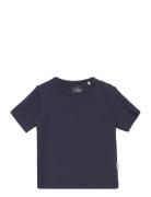 T-Shirt Tops T-shirts Short-sleeved Navy Sofie Schnoor Baby And Kids