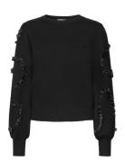 Objdidi L/S O-Neck Knit Pullover 129 Tops Knitwear Jumpers Black Objec...