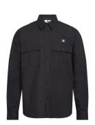Carson Ripstop Shirt Tops Shirts Casual Black Double A By Wood Wood