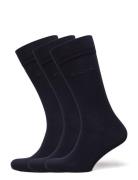 Soft Cotton Socks 3-Pack Underwear Socks Regular Socks Navy GANT
