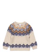 Nbmramlo Ls Knit Tops Knitwear Pullovers Multi/patterned Name It