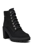 Allington Heights Mid Lace Up Boot Jet Black Shoes Boots Ankle Boots L...